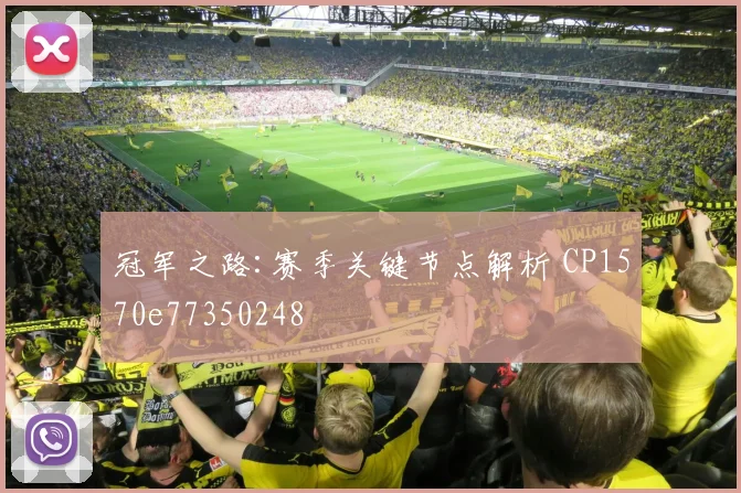冠军之路:赛季关键节点解析 CP1570e77350248
